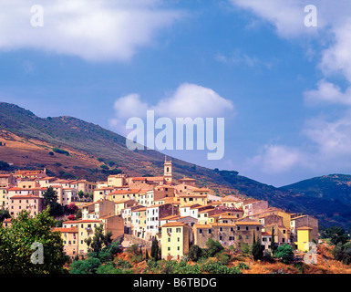 Italia ISOLA D'ELBA RIO NELL'ELBA Foto Stock