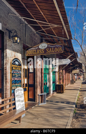 Douglass Saloon presso la Columbia State Historic Park Gold Country California USA Foto Stock