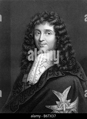 JEAN Baptiste Colbert statista francese sotto Luigi XIV Foto Stock