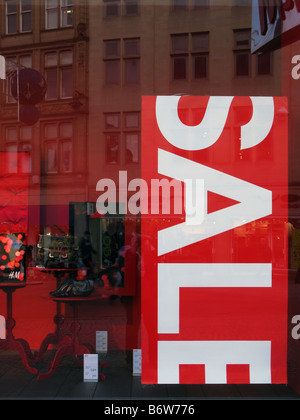 Segno di vendita Foto Stock