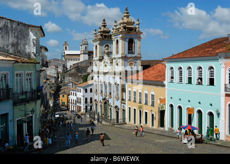 Pelourinho di Salvador de Bahia Bahia, Brasile Foto Stock