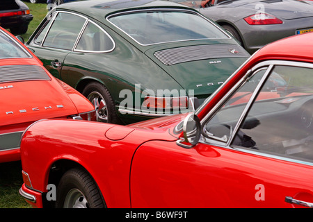 Tre Porsche 912 vetture. Foto Stock