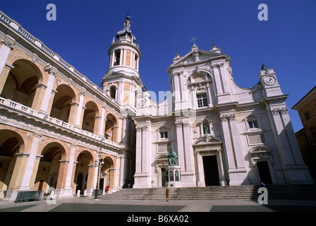 Italia, le Marche, Loreto, santuario di Santa Casa Foto Stock