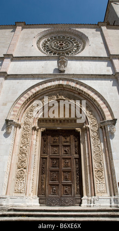 Piazza del Popolo a Todi, Umbria Foto Stock