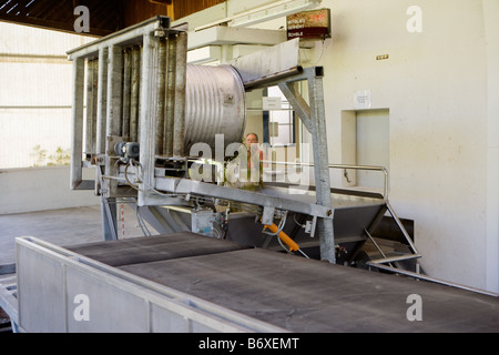 Vino in ricezione il viticoltore cooperativa Foto Stock