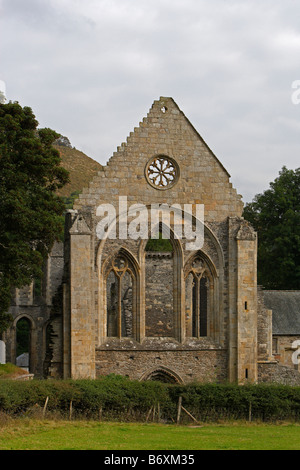 Llangollen Valle Crucis Abbey Abbazia Cistercense fondata 1201 rovine Denbigshire Wales UK Foto Stock