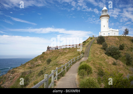 Faro di Cape Byron Cape Byron Australia s la maggior parte punto est Nuovo Galles del Sud Australia Foto Stock