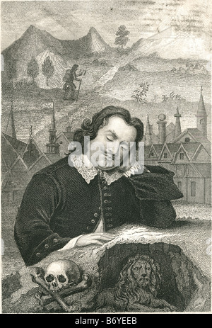 John Bunyan (28 novembre 1628 - 31 agosto 1688) era un inglese di scrittore cristiano e predicatore, Foto Stock