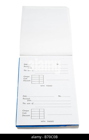 Aprire il duplicato della ricevuta prenota Foto Stock
