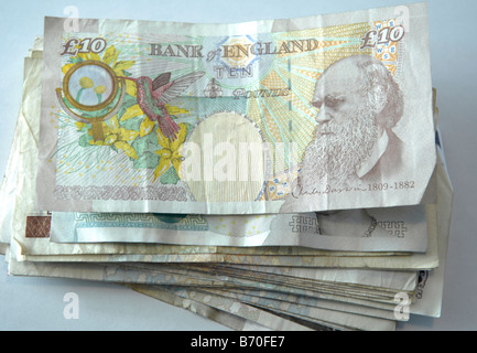 Banca d'Inghilterra 10 pound note Foto Stock