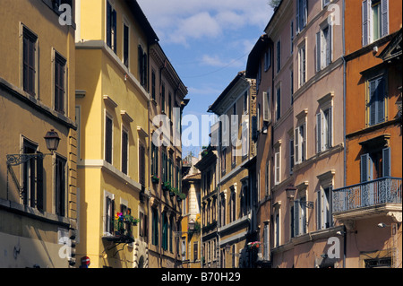 Case in piazza Pasquino vicino a Piazza Navona a Roma Italia Foto Stock