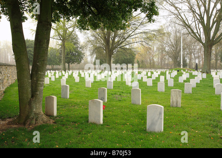 Il Cimitero nazionale, Malvern Hill, Richmond National Battlefield Park, Virginia, Stati Uniti d'America Foto Stock