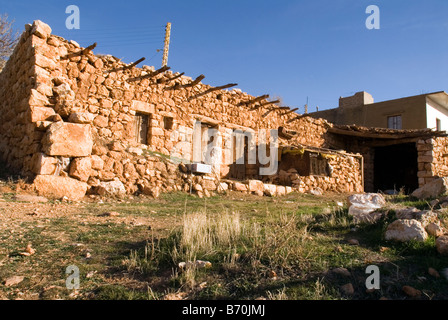 Un villaggio dove cristiano e di muslum famiglie vivere in pace a fianco di ciascun altro Foto Stock