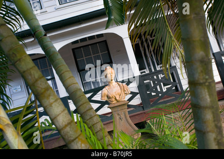 Il Suriname, Paramaribo, case storiche vicino al Old Fort Zeelandia chiamato. Foto Stock