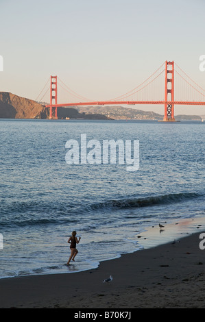 San Francisco California sera girare al China Beach Foto Stock