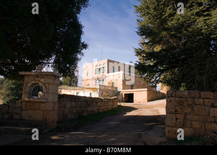 Un villaggio dove cristiano e di muslum famiglie vivere in pace a fianco di ciascun altro Foto Stock