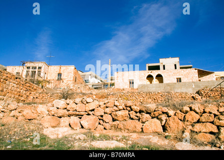 Un villaggio dove cristiano e di muslum famiglie vivere in pace a fianco di ciascun altro Foto Stock