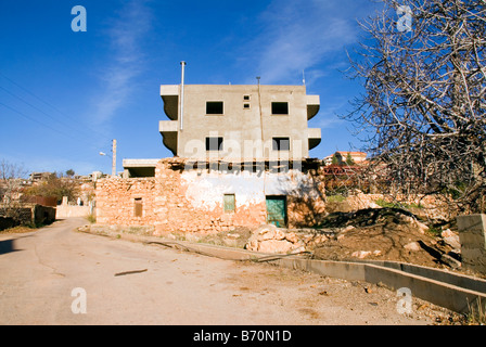 Un villaggio dove cristiano e di muslum famiglie vivere in pace a fianco di ciascun altro Foto Stock