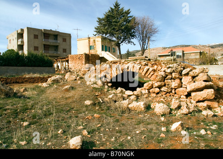 Un villaggio dove cristiano e di muslum famiglie vivere in pace a fianco di ciascun altro Foto Stock