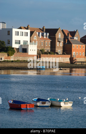 Emsworth Harbour sul giorno di Natale 2008 Foto Stock