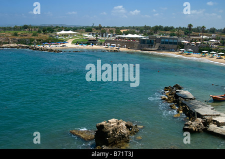 Cesarea bay, parco nazionale,Israele Foto Stock