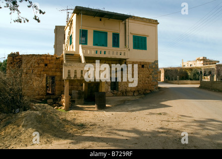 Un villaggio dove cristiano e di muslum famiglie vivere in pace a fianco di ciascun altro Foto Stock