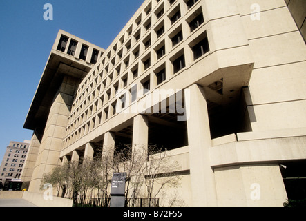 Washington DC, edificio J Edgar Hoover sulla Pennsylvania Avenue. Ufficio federale delle indagini. Foto Stock