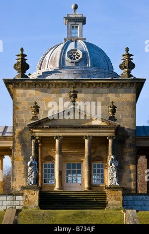 Il Tempio dei Quattro Venti nella motivazione di Castle Howard in North Yorkshire, Inghilterra Foto Stock