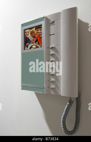 Apparecchiature citofoniche Foto Stock