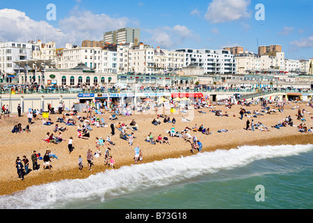 Spiaggia di Brighton Foto Stock