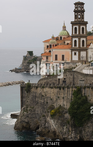 Costiera amalfitana salerno campania italia Foto Stock