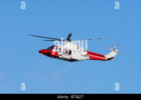 Coast Guard elicottero Foto Stock