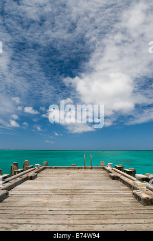 Il Dock sulla isola di Lord Howe NSW Ausralia Foto Stock