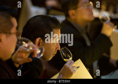 Di Scotch whisky di malto la società degustazione di whisky evento, Tokyo, Giappone. Foto Stock