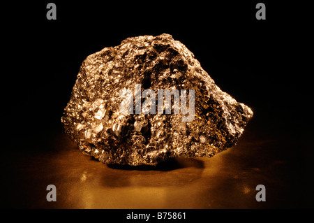 Pirite di ferro Fools Gold Foto Stock