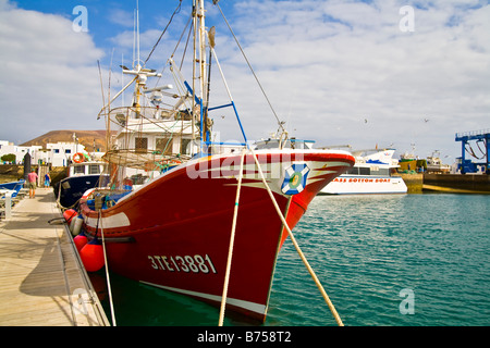 Caleta del Sebo Isla Graciosa Lanzarote isole Canarie Spagna europa Island Village Foto Stock