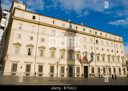 Palazzo Chigi, Piazza Colonna, centro storico quartiere, Roma, Italia, Europa Foto Stock