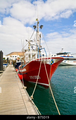 Caleta del Sebo Isla Graciosa Lanzarote isole Canarie Spagna europa Island Village Foto Stock