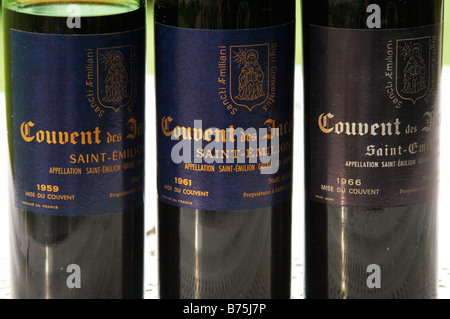 1959, 1961, 1966 Couvent des giacobini Saint Emilion Bordeaux Francia Foto Stock