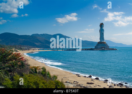 Statua buddista in Nanshan, Sanya Hainan in Cina Foto Stock