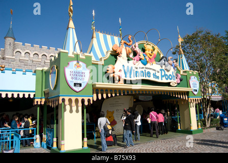 "The Many Adventures of Winnie the Pooh", Fantasyland, Hong Kong Disneyland Resort, Lantau Island, Hong Kong, Repubblica popolare Cinese Foto Stock