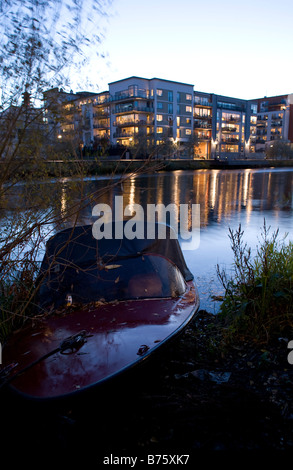 Hammarby città di mare Foto Stock