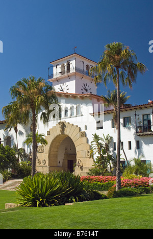 County Courthouse Santa Barbara California USA Foto Stock