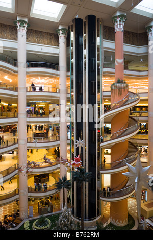 Atrio centrale, città stelle Mall, Nasr City, il Cairo, Egitto Foto Stock