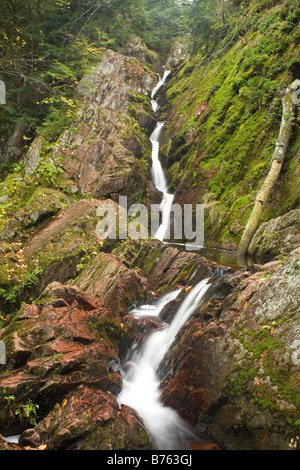 WISCONSIN - Morgan Falls si trova all'estremità occidentale della gamma Penokee nel Chequamegon -Nicolet National Forest. Foto Stock