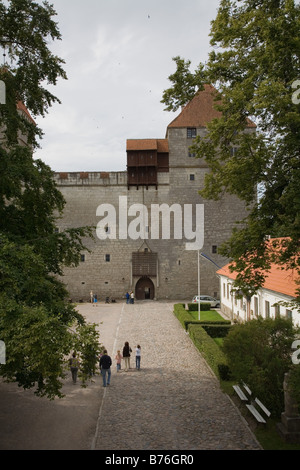 Kuressaare castello vescovile, isola di Saaremaa, Estonia, Europa Foto Stock