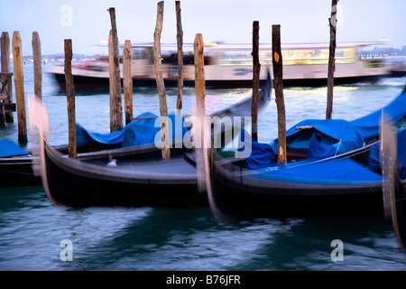 Gondole, Venezia, Veneto, Italia Foto Stock