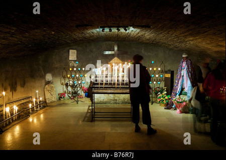 La cripta della chiesa di Saintes Maries de la mer IN PROVENZA FRANCIA Foto Stock