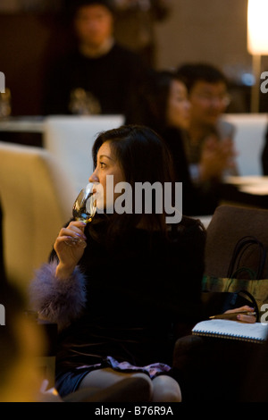 Di Scotch whisky di malto la società degustazione di whisky evento, Tokyo, Giappone. Foto Stock