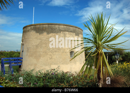 Martello Tower, Eastbourne, East Sussex, England, Regno Unito Foto Stock